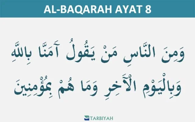 al baqarah ayat 8