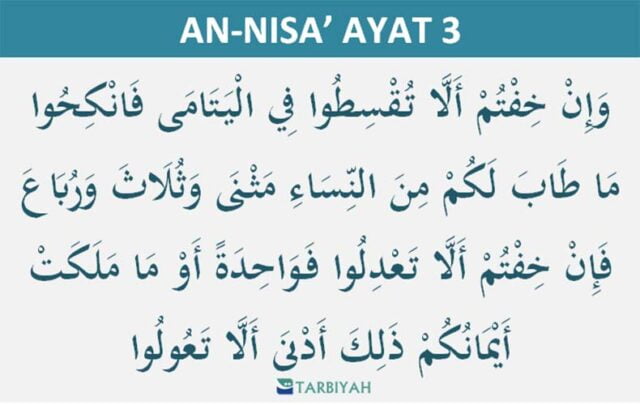 Surat An Nisa Ayat 3: Arti Per Kata Dan Tafsir