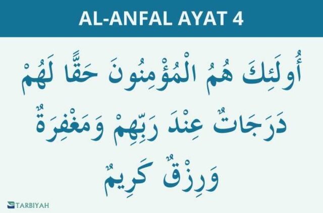 al anfal ayat 4