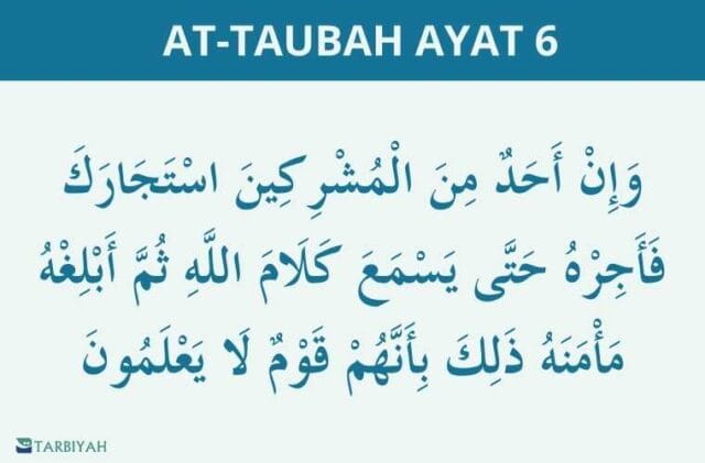 at taubah ayat 6