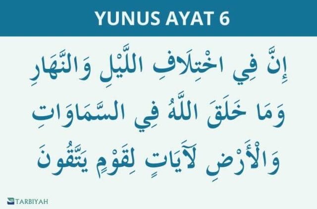yunus ayat 6