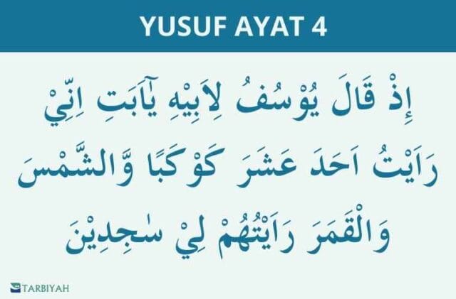 yusuf ayat 4